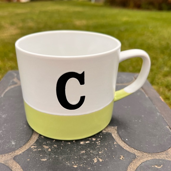 Other - Monogrammed Color Block Mug